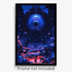 Art Poster - Amazing Nave (Psychedelic Trippy Weird 11x17 Print)