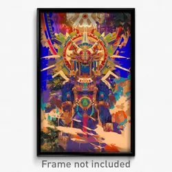 Art Poster - Average Tostada (Psychedelic Trippy Weird 11x17 Print)