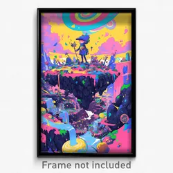Art Poster - Miniature Conquest (Psychedelic Trippy Weird 11x17 Print)