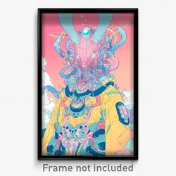 Art Poster - Fluid Sanctum (Psychedelic Trippy Weird 11x17 Print)