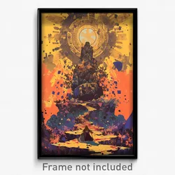Art Poster - Elegant Cairn (Psychedelic Trippy Weird 11x17 Print)