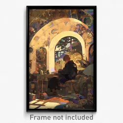 Art Poster - Standard Almshouse (Psychedelic Trippy Weird 11x17 Print)
