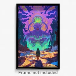 Art Poster - Warlike Antechamber (Psychedelic Trippy Weird 11x17 Print)