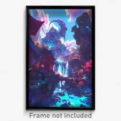 Art Poster - Captivating Hermitage (Psychedelic Trippy Weird 11x17 Print)