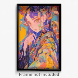 Art Poster - Noted Mere (Psychedelic Trippy Weird 11x17 Print)