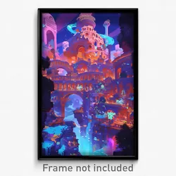 Art Poster - Incredible Colosseum (Psychedelic Trippy Weird 11x17 Print)