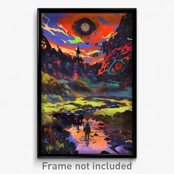 Art Poster - Unusual Empire (Psychedelic Trippy Weird 11x17 Print)