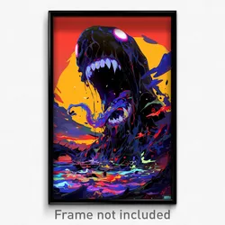 Art Poster - Frightening Loch (Psychedelic Trippy Weird 11x17 Print)