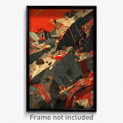 Art Poster - Brisk Quarry (Psychedelic Trippy Weird 11x17 Print)