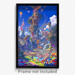 Art Poster - Lovely Festival (Psychedelic Trippy Weird 11x17 Print)