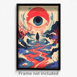Art Poster - Tidy Maze (Psychedelic Trippy Weird 11x17 Print)