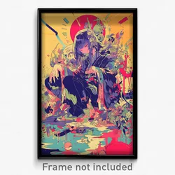 Art Poster - Uneven Stocks (Psychedelic Trippy Weird 11x17 Print)