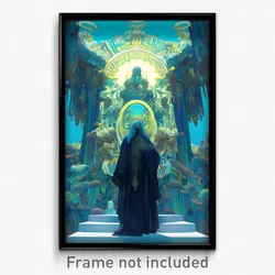 Art Poster - Exotic Sepulchre (Psychedelic Trippy Weird 11x17 Print)