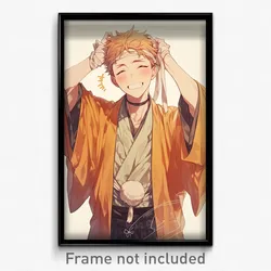 Anime Art Poster - Men Feeling Stubborn Wearing Deserted Ear Ribbon