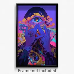 Art Poster - Polished Madhouse (Psychedelic Trippy Weird 11x17 Print)