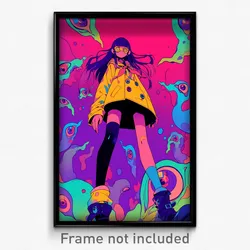 Art Poster - Underground Leg (Psychedelic Trippy Weird 11x17 Print)