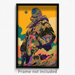 Art Poster - Silent Heath (Psychedelic Trippy Weird 11x17 Print)