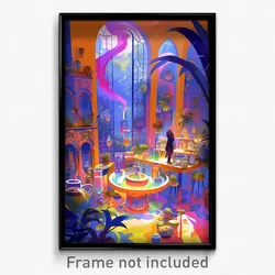 Art Poster - Fancy Brewery (Psychedelic Trippy Weird 11x17 Print)