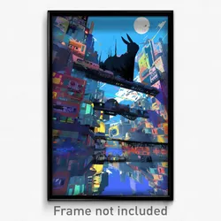 Art Poster - Drab Mews (Psychedelic Trippy Weird 11x17 Print)