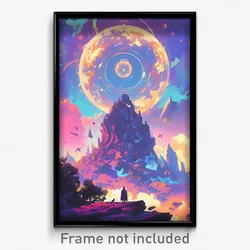 Art Poster - Pristine Fells (Psychedelic Trippy Weird 11x17 Print)