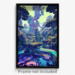 Art Poster - Well Made Stockade (Psychedelic Trippy Weird 11x17 Print)