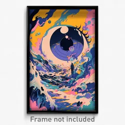 Art Poster - Buoyant Loch (Psychedelic Trippy Weird 11x17 Print)