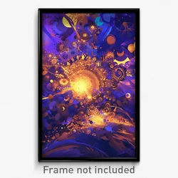 Art Poster - Artistic Fairy Ring (Psychedelic Trippy Weird 11x17 Print)
