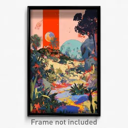 Art Poster - Authentic Fairground (Psychedelic Trippy Weird 11x17 Print)