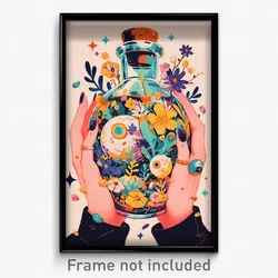 Art Poster - Plush Apothecary (Psychedelic Trippy Weird 11x17 Print)