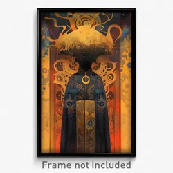 Art Poster - Lavish Door (Psychedelic Trippy Weird 11x17 Print)