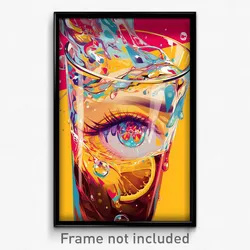 Art Poster - Superb Thai Tea (Psychedelic Trippy Weird 11x17 Print)