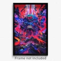 Art Poster - Grand Fen (Psychedelic Trippy Weird 11x17 Print)