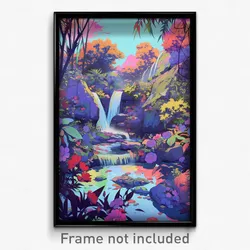 Art Poster - Flamboyant Arch (Psychedelic Trippy Weird 11x17 Print)
