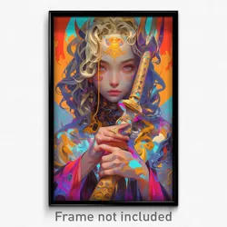 Art Poster - Bright Arrowslit (Psychedelic Trippy Weird 11x17 Print)