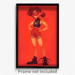 Art Poster - Arachnid Feeling Worried Wearing Fighting Red Shorts