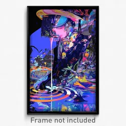Art Poster - Calm Flood (Psychedelic Trippy Weird 11x17 Print)