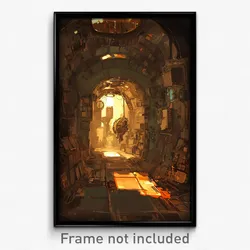 Art Poster - Acclaimed Hallway (Psychedelic Trippy Weird 11x17 Print)