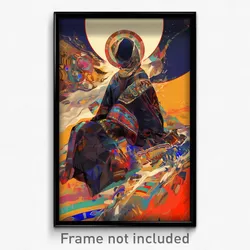 Art Poster - Wonderful Desert (Psychedelic Trippy Weird 11x17 Print)