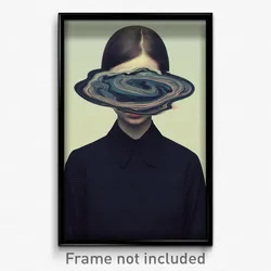 Art Poster - Drab Mount (Psychedelic Trippy Weird 11x17 Print)