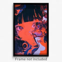 Art Poster - Tan Stone (Psychedelic Trippy Weird 11x17 Print)