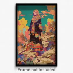 Art Poster - Interesting Moor (Psychedelic Trippy Weird 11x17 Print)