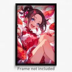 Anime Art Poster - Goldfish Feeling Friendliness Wearing Ossified Heart Earrings