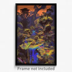 Art Poster - Barren Domain (Psychedelic Trippy Weird 11x17 Print)