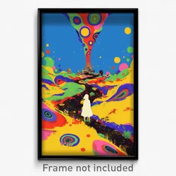 Art Poster - Unimaginable Causeway (Psychedelic Trippy Weird 11x17 Print)