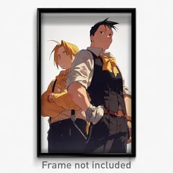 Anime Art Poster - Boys Feeling Self Respecting Wearing Agitated Yellow Bowtie