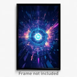 Art Poster - Accurate Hyperspace (Psychedelic Trippy Weird 11x17 Print)