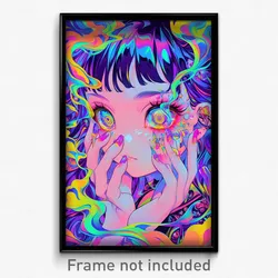 Art Poster - Cute Dam (Psychedelic Trippy Weird 11x17 Print)