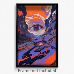 Art Poster - Dizzying Gorge (Psychedelic Trippy Weird 11x17 Print)