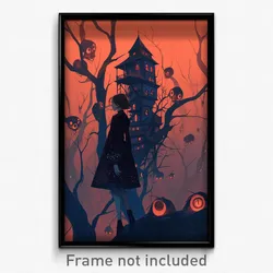 Art Poster - Gloomy Counting House (Psychedelic Trippy Weird 11x17 Print)