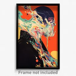 Art Poster - Droopy Pluto (Psychedelic Trippy Weird 11x17 Print)